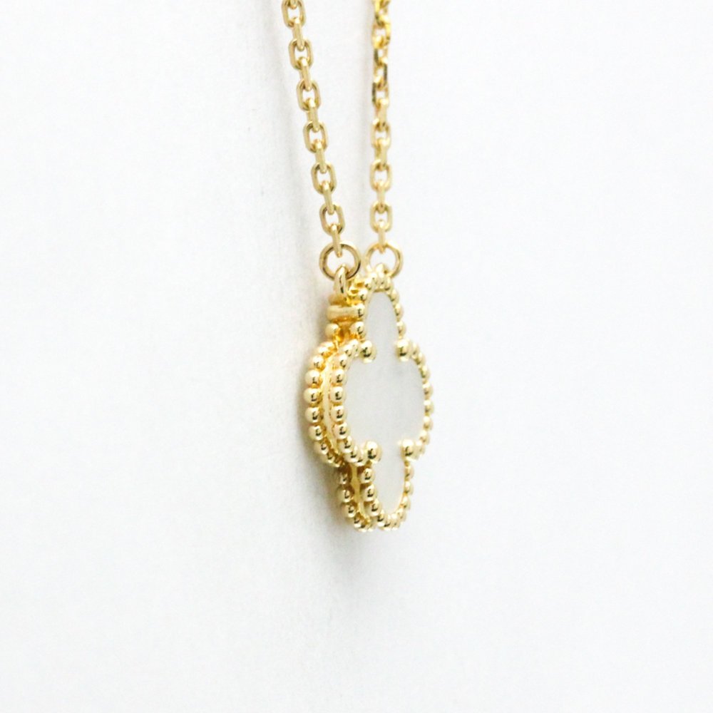 Van Cleef & Arpels Vintage Alhambra Yellow Gold (18K) Mother Of Pearl Men,Wom... - Picture 3 of 11